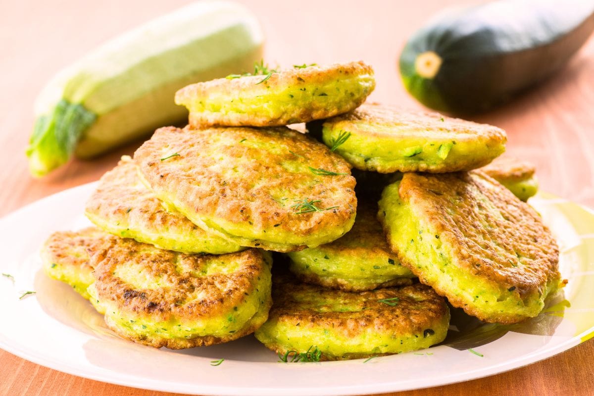 Galette de courgette cœur mozzarella