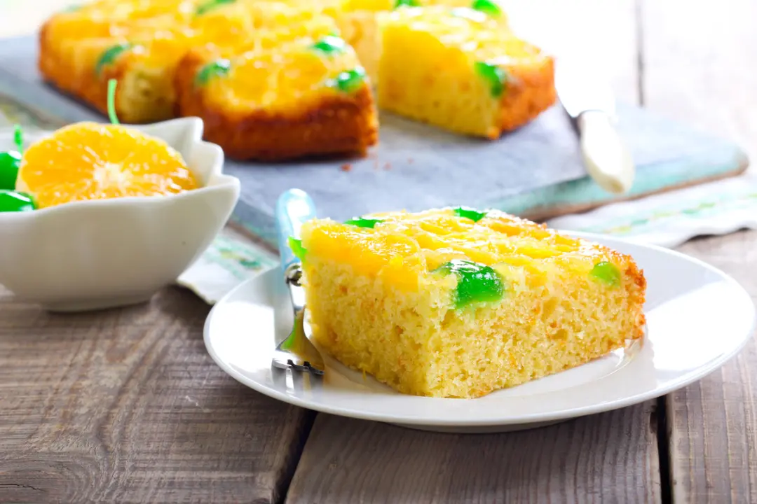 Gâteau renversé citron-mangue
