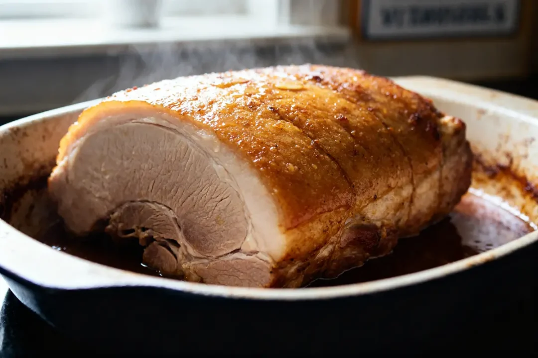 Travers de porc au four, juteux et dorés, pour recette de porc fondant et savoureux